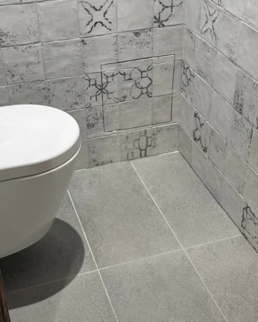 Après nettoyage : salle de bain dans un chalet à Valloire